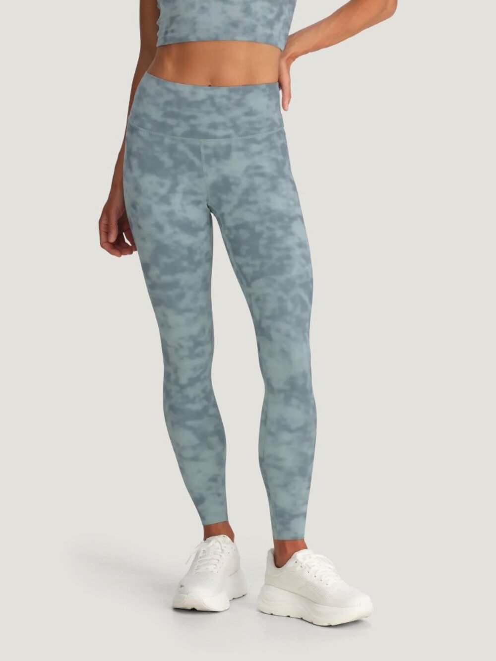 NWT Free Fly All Day Pocket Leggings Ocean Mist Size L